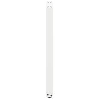 Bartafelpoten 2 st U-vormig 60x(100-101) cm staal wit - thumbnail