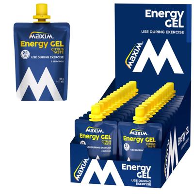 Maxim energy gel citrus 100gr ds a 24