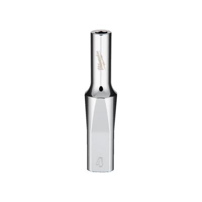 Milwaukee Accessoires 1/4" lange dop metrisch - 4 mm - 4932479994