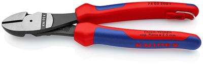 Knipex Knipex-Werk 74 02 200 T Werkplaats Kracht-zijsnijtang Met zekeringoog 200 mm Knipex Knipex-Werk 74 02 200 T Werkplaats Kracht-zijsnijtang Met zekeringoog 200 mm