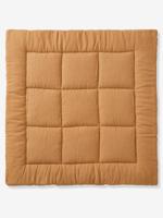 Effen bi-materiaal vloermat / boxkleed okergeel - thumbnail