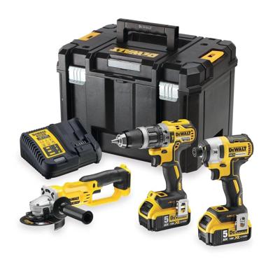 DeWALT DCK383P2T Accu combiset 3-delig 18V XR 5.0Ah in TSTAK