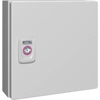 Rittal KX 1546.000 Installatiebehuizing, Wandbehuizing 200 x 200 x 80 Plaatstaal Grijs-wit (RAL 7035) 1 stuk(s) - thumbnail