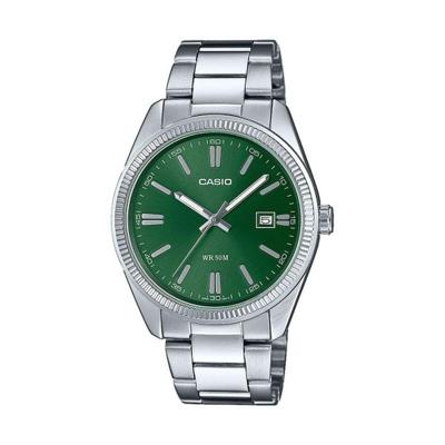 Horloge Heren Casio Groen Zilverkleurig