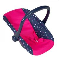 Poppen-Draagstoeltje Blauw/Roze - thumbnail