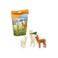 Schleich Wild Life - Alpacafamilie speelfiguur - thumbnail