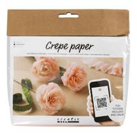 Creativ Company Mini hobbyset crepepapier anjers - thumbnail