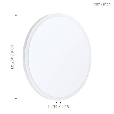 Eglo Led wandlampMongodio 1 25cm wit - 98657