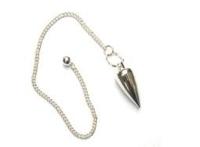 Pendel Messing Kogel Zilverkleurig - thumbnail