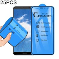 25 stuks 2.5 D volledige lijm volledige cover keramiek film voor Huawei mate 10 Lite - thumbnail