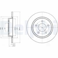 Remschijf BG3930 - thumbnail
