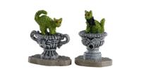 Lemax haunted topiary s/2 accessoire Spooky Town 2020 - thumbnail