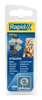 Oogjes Rapid Ø4mm 100 stuks - thumbnail