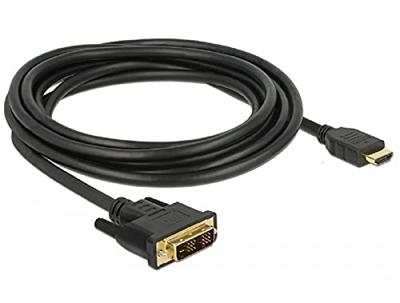 Delock 85585 HDMI naar DVI 18+1 kabel bidirectioneel 3 m - thumbnail