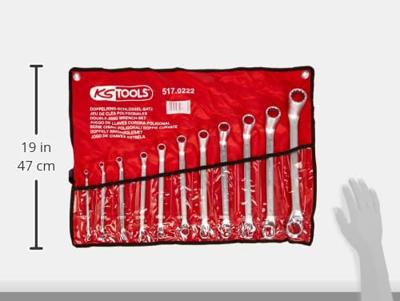 KS Tools 517.0222 517.0222 Ringsleutel 11-delig Sleutelbreedte (metrisch) 6 - 32 mm KS Tools 517.0222 517.0222 Ringsleutel 11-delig Sleutelbreedte (metrisch) 6 - 32 mm