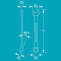 HAZET Ringsteeksleutel 600N-30 · Buitentwaalfkant tractieprofiel · SW 30 mm - thumbnail