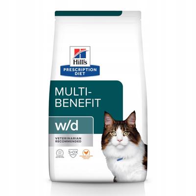 HILL'S PRESCRIPTION DIET Multi-Benefit Feline w/d Droog kattenvoer Kip 3 kg