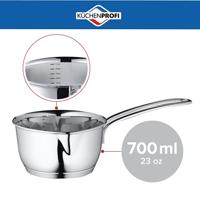 KUCHENPROFI - Pannen - Steelpan 2 schenktuiten 14cm 0,70l - thumbnail