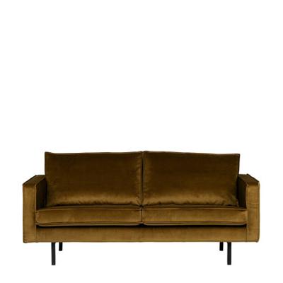 WOOOD Bank 'Rodeo' 2,5 zits, Velvet, kleur Honey (geel)