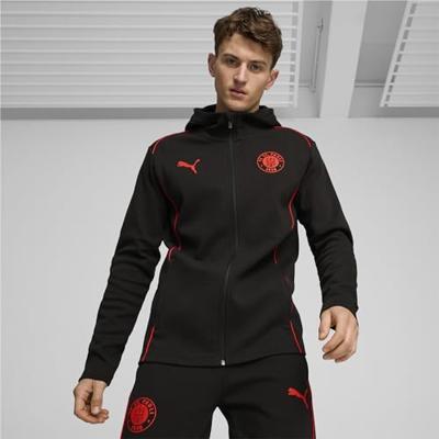 FC St. Pauli Casuals Trainingspak Senior 2024/2025 - Maat XL - Kleur: Zwart | Soccerfanshop FC St. Pauli Casuals Trainingspak Senior 2024/2025 - Maat XL - Kleur: Zwart | Soccerfanshop