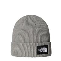 The North Face Salty Lined Beanie Muts Heren TNF Light Grey Heather One Size - thumbnail