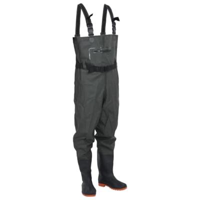 VidaXL Waadpak met laarzen en riem maat 39 donkergroen VidaXL Waadpak met laarzen en riem maat 39 donkergroen