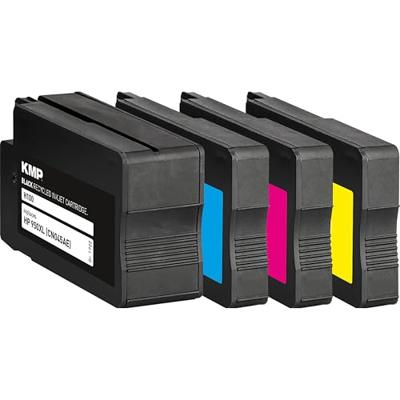 KMP Inktcartridge vervangt HP 950XL, 951XL, C2P43AE, CN045AE, CN046AE, CN047AE, CN048AE Compatibel Combipack Zwart, Cyaan, Magenta, Geel H100V 1722,4050