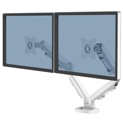 Fellowes 9683501 ESI EPPA monitorarm dubbel wit 39 tot 16 kg