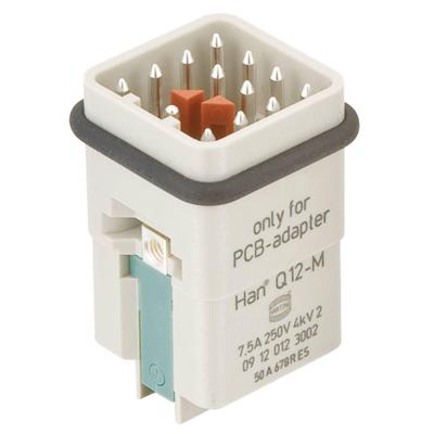 HARTING 09120123002 Pin-inzetstuk 12 Solderen 1 stuk(s) HARTING 09120123002 Pin-inzetstuk 12 Solderen 1 stuk(s)