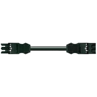 Wago Koppelkabel male-fem 2m 3x2.5 zwart 771 9993 007 201