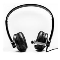 Hoofdtelefoon met microfoon Nilox USB Zwart - thumbnail