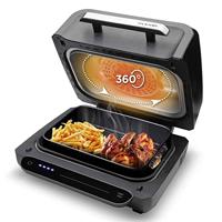 SOGO Human Technology Tafelgrill 4 l 1700 W max. Oververhittingsbeveiliging, Timerfunctie, Traploze temperatuurregeling, BPA-vrij Zwart, RVS - thumbnail