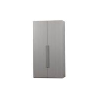 WOOOD Kledingkast 'Rens' 2-deurs, kleur Pebble Grey - thumbnail