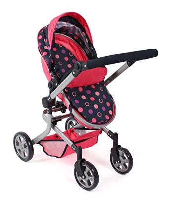 Combi-poppenwagen Mika - Corallo