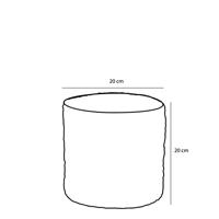 Mand Mica Decorations Atlantic Bruin vlechtwerk (20 x 20 cm) - thumbnail