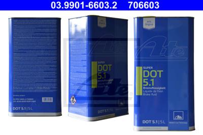 Ate remvloeistof "super dot 5.1". brake fluid 5 l super dot 5.1 Ate remvloeistof "super dot 5.1". brake fluid 5 l super dot 5.1