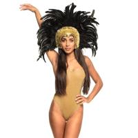 Hoofdtooi Go-go danseres goud - thumbnail