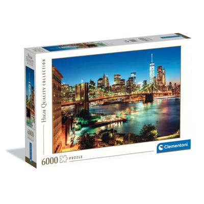 Clementoni puzzel brooklyn bridge lights, 6000st. - thumbnail
