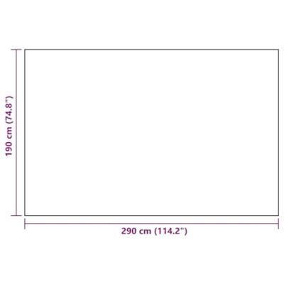 VidaXL Buitenkleed arakil 190x290 cm pp wit en zwart