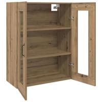 Hangende Wandkast Bruin 69.5 x 34 x 90 cm Bewerkt hout - thumbnail