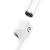 Keybudz AirStrapz houder houderband, opslag voor Apple AirPods Pro & AirPods, hoofdtelefoon oortelefoon accessoires, wit - thumbnail
