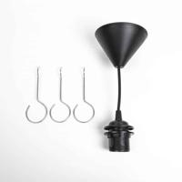 Pendel voor Cotton Ball Lampen PVC (Zwart) - thumbnail