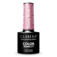 Claresa uv/led gellak 5ml dusty rose 8 - thumbnail