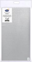 Duni dunisilk tafelkleed 138x220cm zilver 1 stuks - thumbnail