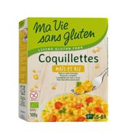 Macaroni van mais en rijst glutenvrij bio 500 Gram - thumbnail