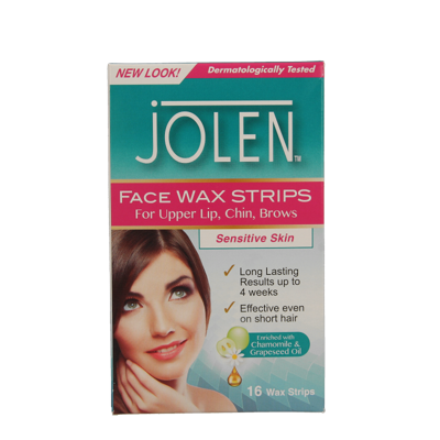 Jolen Face Wax Strips