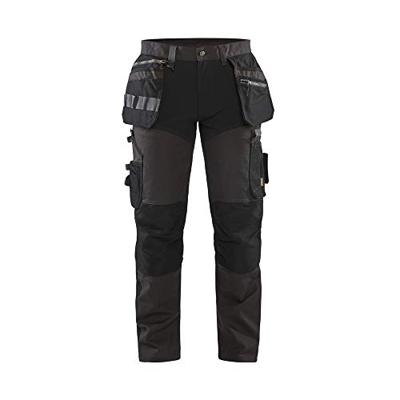 Blaklader 159913439899C52 Handwerker werkbroek met stretch, donkergrijs/zwart, maat C52
