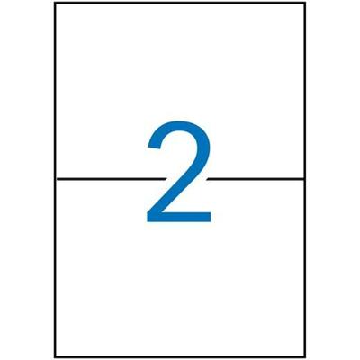Apli witte etiketten Ft 210 x 148 mm (b x h), 200 stuks, 2 per blad (1264)