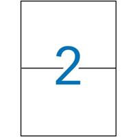 Apli witte etiketten Ft 210 x 148 mm (b x h), 200 stuks, 2 per blad (1264) - thumbnail