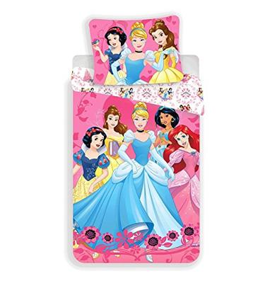 Disney Princess Dekbedovertrek roze - 140 x 200 cm